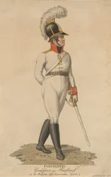 Venäjän suurruhtinas Konstantin Pavlovitšin muotokuva 1779-1831, 1807