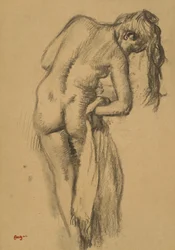 Kylvyn jälkeen, n. 1891-1892