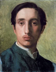 "Omakuva" Edgar Degasin (1834-1917) maalaus 1857