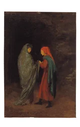 Dante ja Virgil helvetin sisäänkäynnillä
