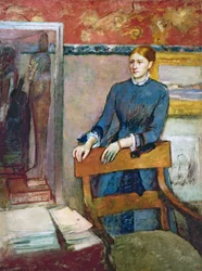 Helene Rouart isätutkimuksessaan, n. 1886