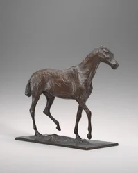 Horse Walking, alkuperäinen vaha mahdollisesti 1870-luvun alussa, valettu n. 19201921.