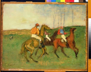 Jockeys ja kilpahevoset, n. 1890-1895