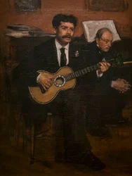 Lorenzo Pagans ja Augustus De Gas. Noin 1871-72. Öljy kankaalle.
