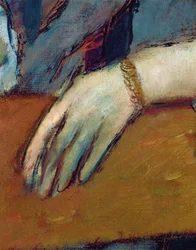Helene Rouartin muotokuva (1886) (yksityiskohta)