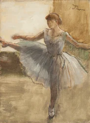 Balerina, n. 1876 (öljy kankaalle)
