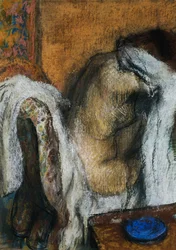 Nainen pesu; Femme a sa Toilette, n. 1905-07
