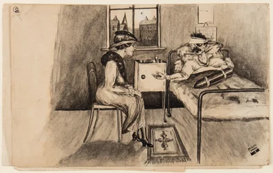 Some Shell!, 13. lokakuuta 1917 (kynä, sivellin ja muste paperille)