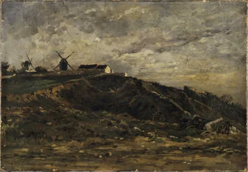 Montmartren tuulimyllyt; pohjoispuoli