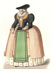 Elsassin porvariston nainen