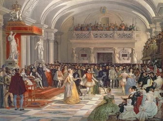 Navarran kuninkaan Henri de Bourbonin ja Marguerite de Valois