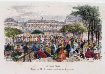 Kuninkaallinen palatsi - Morinin piirros, noin 1830