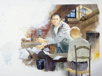 Stardin kirjasto, sydämestä, Edmond De Amicis, piirustus