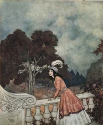 Sininen parta: 1910 (litografia).