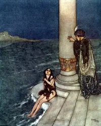 Pieni merenneito (litografia)