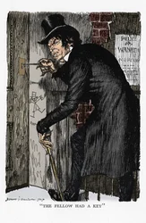 Kohtaus Robert Louis Stevensonin teoksesta "Tohtori Jekyll ja herra Hyde", 1927