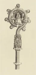 [Design for a Staff by Martin Schongauer]