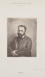 Muotokuva Paul Chenavardista, sarjasta "Histoire des Artistes Vivants" (Elävien taiteilijoiden historia)