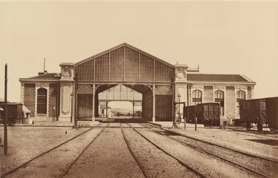 Toulon, Gare Toulon, rautatieasema, 1861 tai uudempi.