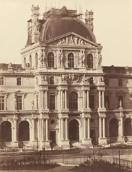 Näkymä Louvresta, 1855-1857.