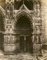 Door of the Virgin, Amiens Cathedral, n. 1856 (suolapaperiprintti)