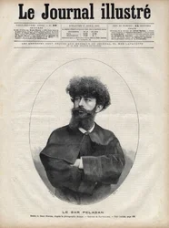 Sar Merodack Josephin Peladan, ranskalaisen kirjailijan ja okkultistin Josephin Peladanin (1858-1918) salanimi - Navellierin kaiverrus "The Illustrous Journal" -julkaisussa 1892