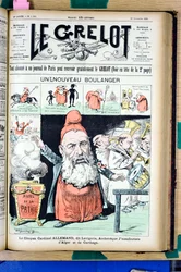 Kansi "" Le Grelot"", numero 1024, satiirinen väreissä