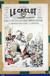 Kansi "" Le Grelot"", numero 905, satiirinen väreissä