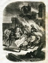 Ivanhoen kuvitus (etsaus)