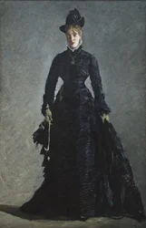 Parisian Lady (öljy kankaalle)