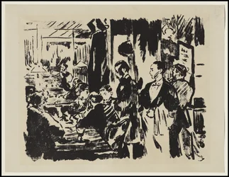 Kahvilassa, 1874