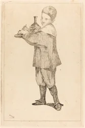 Lapsi pitelee lokeroa