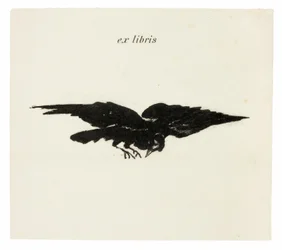 Lentävä korppi: ex libris, Korppi (Le Corbeau)