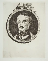 Edgar Allan Poen muotokuva, 1876.