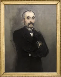 Georges Clemenceaun muotokuva (öljy kankaalle)