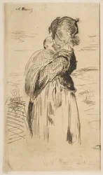 Pieni tyttö, 1861-62.