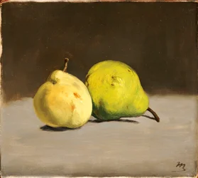 Kaksi päärynää, 1864
