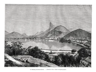 Rio de Janeiron esikaupunki Brasiliassa 1800-luvulla