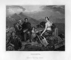 Corinna, muinainen kreikkalainen runoilija, 1833