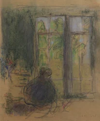 Madame Vuillard ikkunassa, 1915
