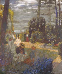 Terassi Vasouyssa, puutarha, 1901