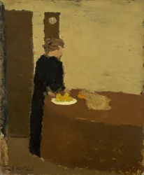 Nainen mustissa