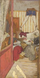Naisten ompelu, c. 1912.