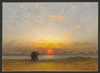 Auringonlasku Siamissa