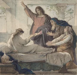 Jairuksen tyttären kasvattaminen, 1873.