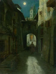 Yövartio Vanhassakaupungissa, 1880.