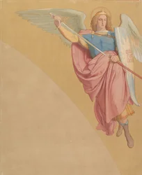 Arkkienkeli vetää miekkaa, 1825-86.