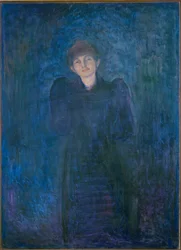 Dagny Juel Przybyszewska (öljy kankaalle)