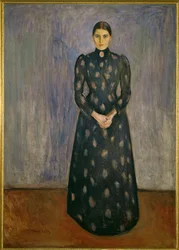 Inger Munch, maalarin sisar (öljy kankaalle)