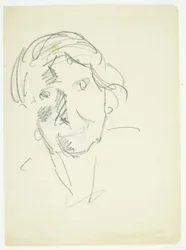 Taiteilijan vaimon, taidemaalari Agnes Weien (1878-1964) muotokuva kasvoilla